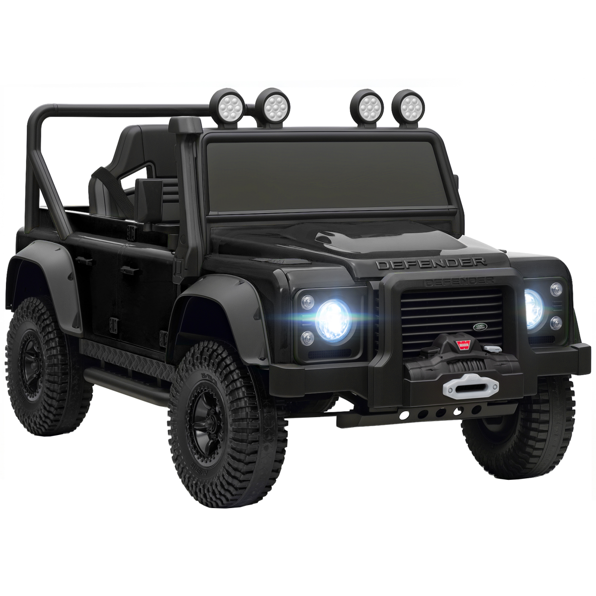 AIYAPLAY Kids Ride On Car, 12V Battery-Powered Electric Car with Remote Black
