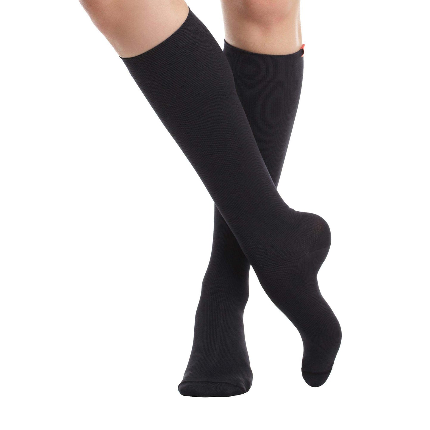 1 Pack Wide Calf Cotton Graduated Compression Socks | 15-20 mmHg
