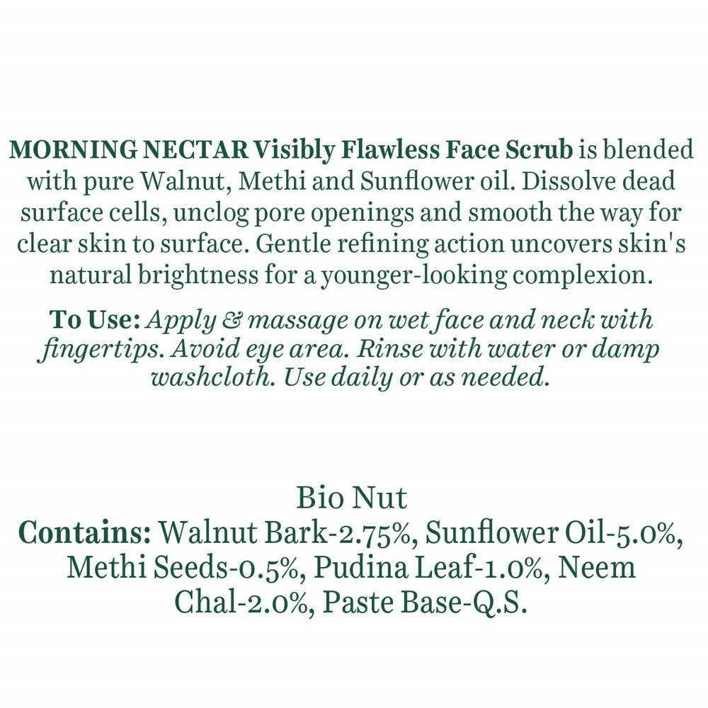 Biotique Advanced Ayurveda Bio Morning Nectar Visibly Flawless Face Scrub