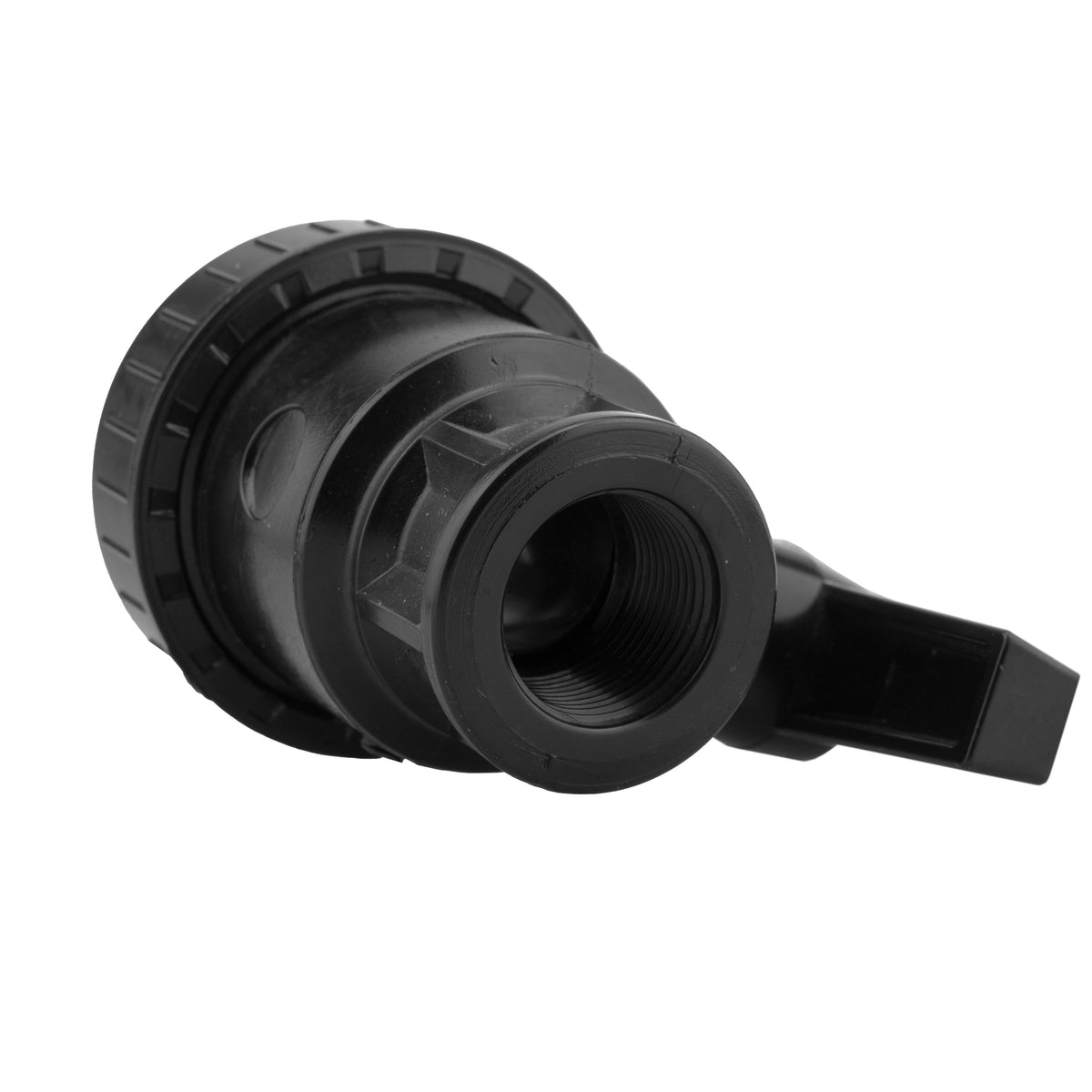 ¾” BSP Water Butt Fitting with Full Flow PP Valve and 25mm MDPE Fitting