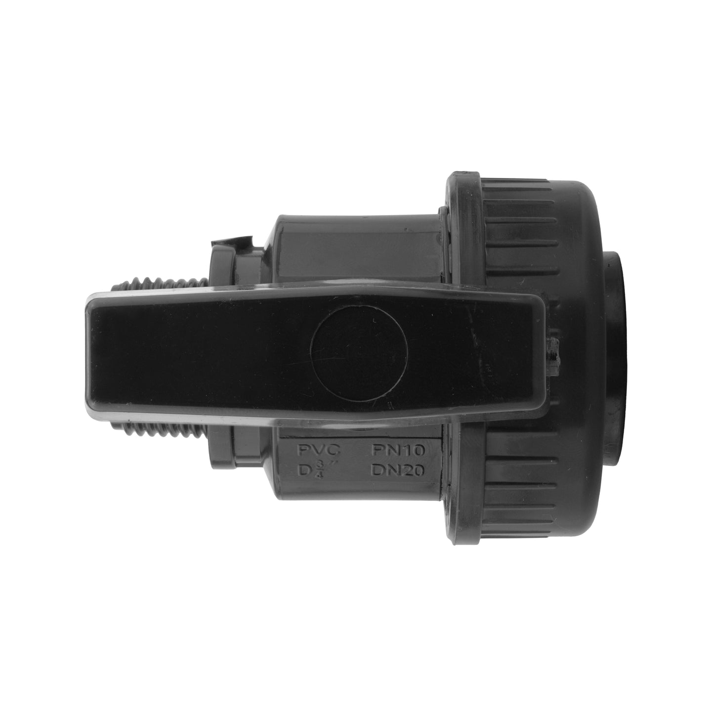 Wall Flange Kit 25mm MDPE + Large Plastic Valve and 25mm MDPE Straight