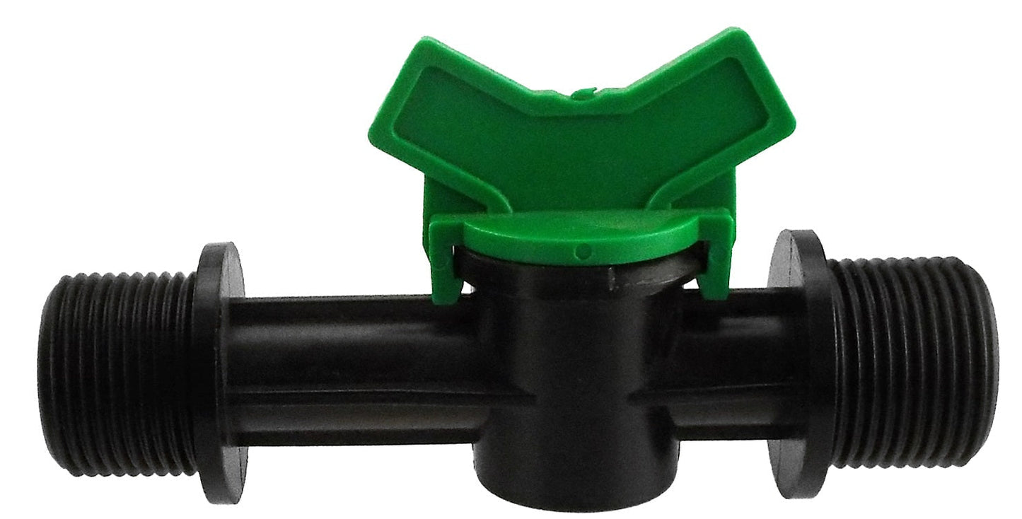 In-Line Irrigation Valve 3/4 BSP Male BSP Thread Fitting Drip Irrigation Fitting