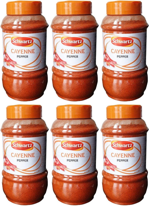 6 x Schwartz Cayenne Pepper 390G