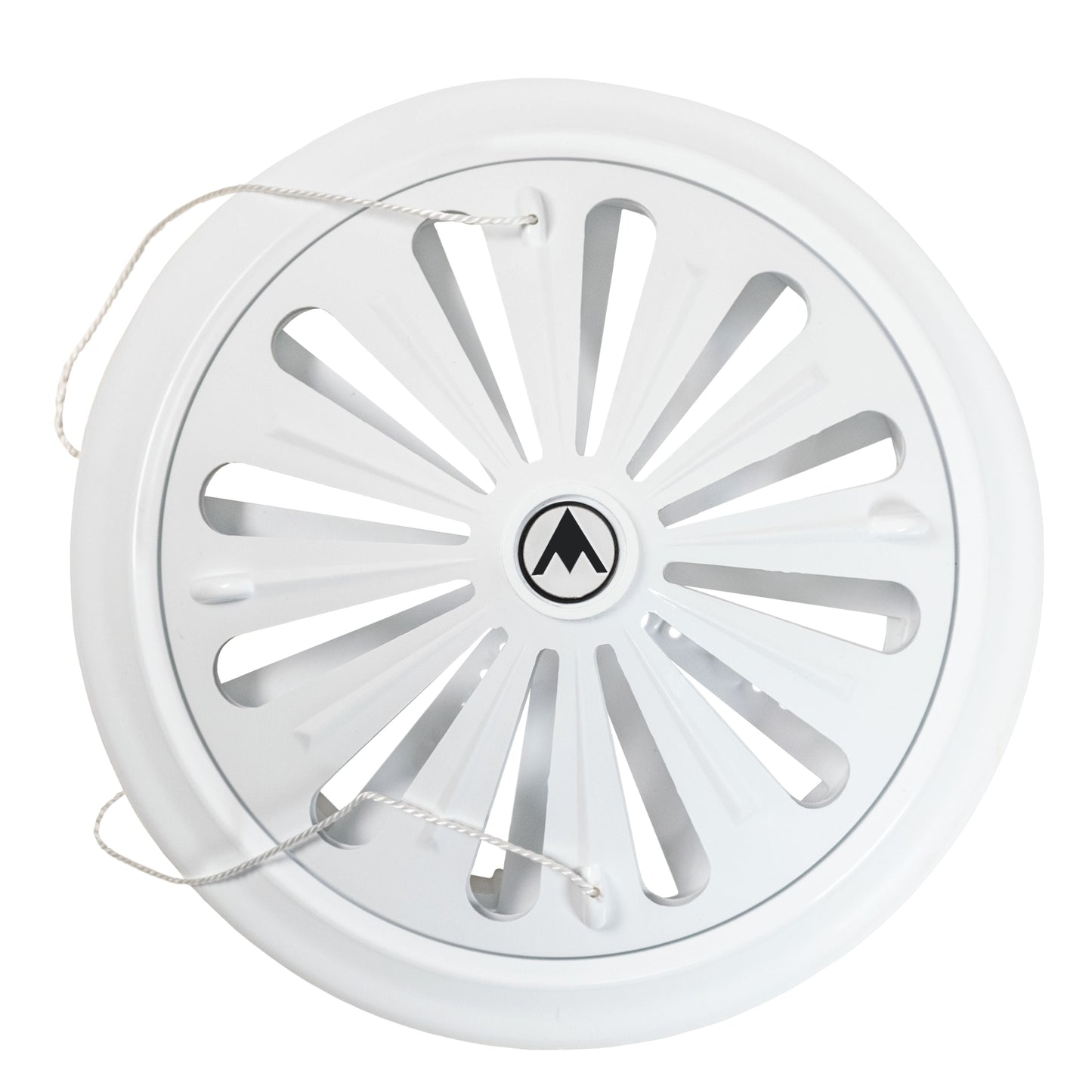Adjustable Louvre Vent Round 80mm-160mm White