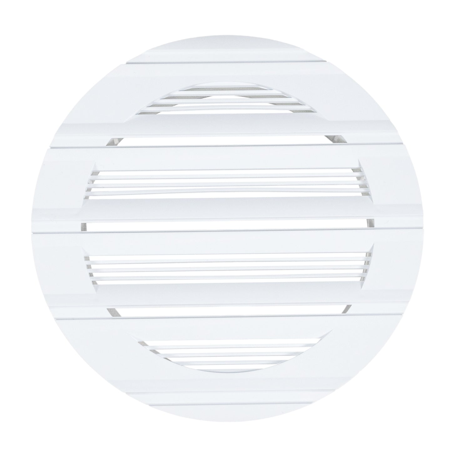 Louvre Vent Round Bella 125mm White