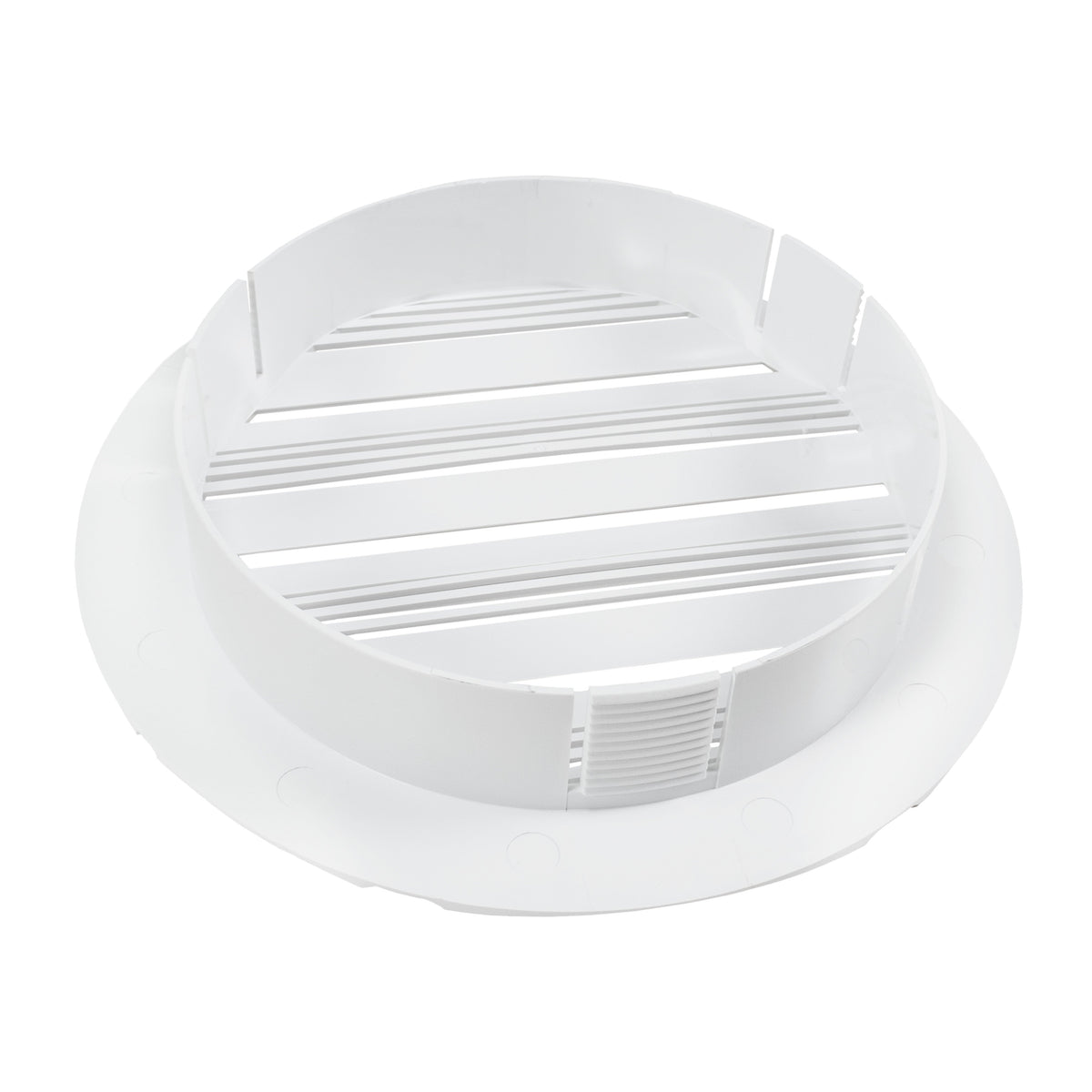 Louvre Vent Round Bella 125mm White
