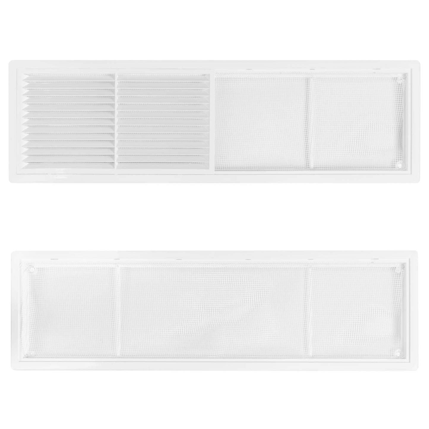 Louvre Vent D/430X110RW Classic 430mm X 110mm with Fly Screen Water Flow Control
