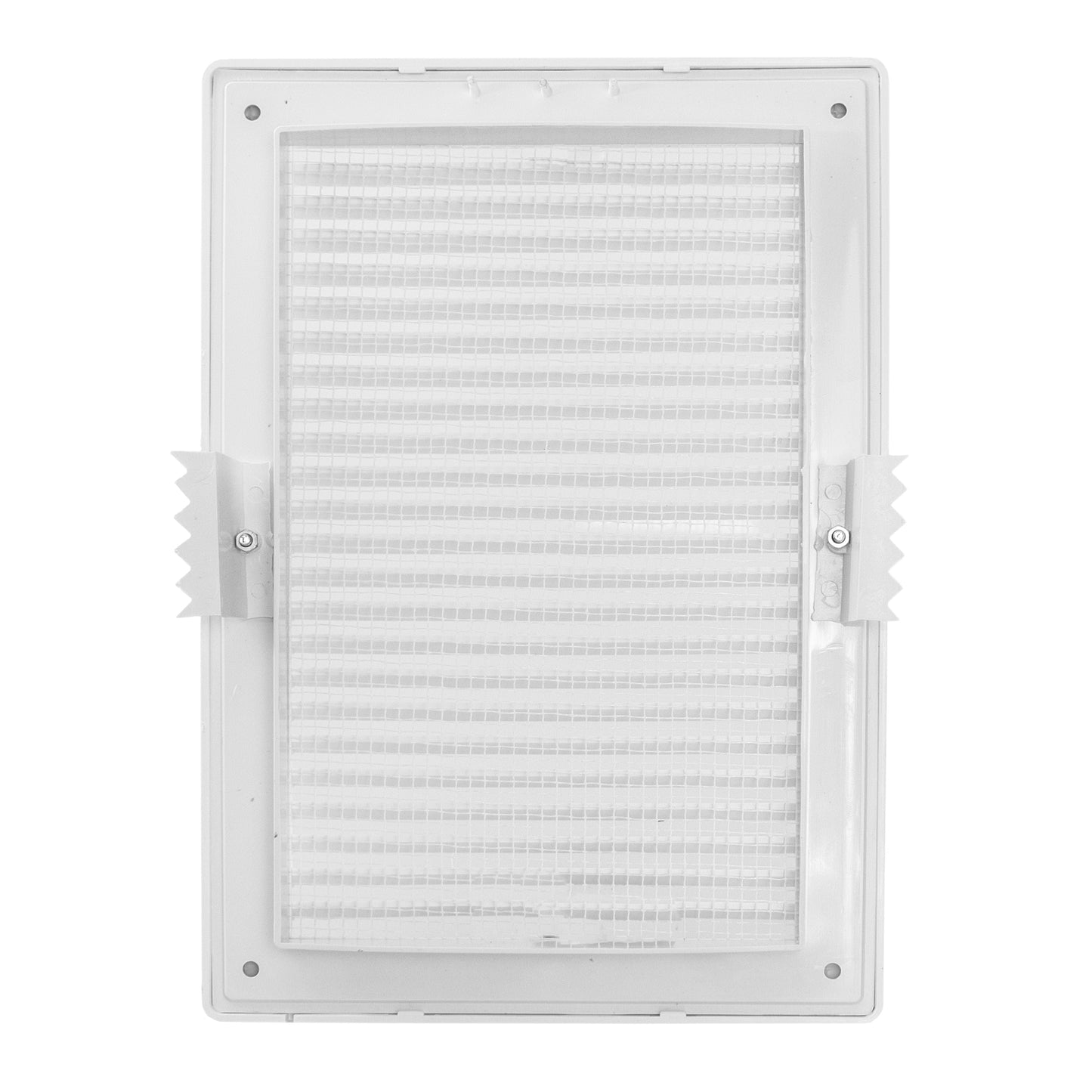 Louvre Vent White DL/140X210 RW LUX With Fly Mesh for Home and Garden Use
