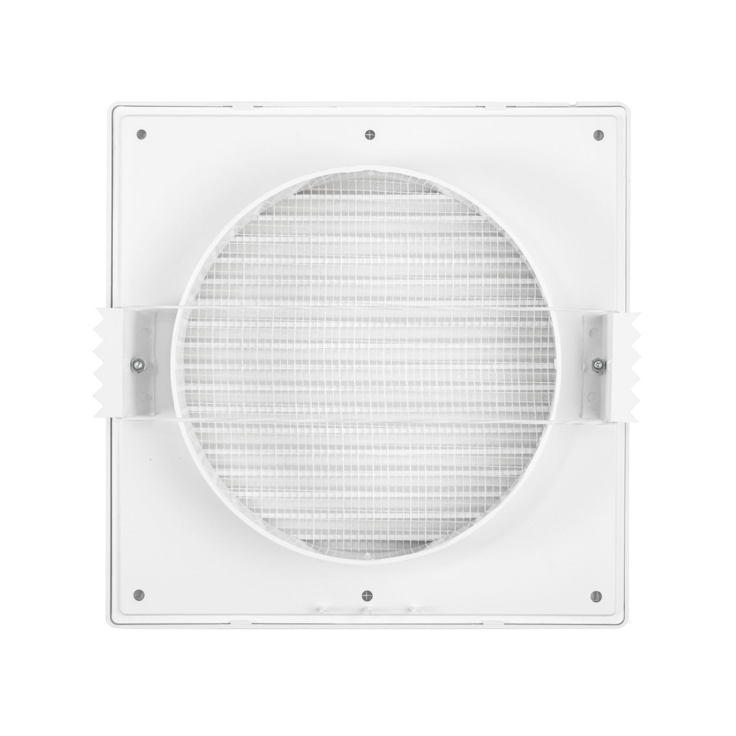 Louvre Vent White DL/100 RW LUX With Fly Mesh for Home and Garden Use