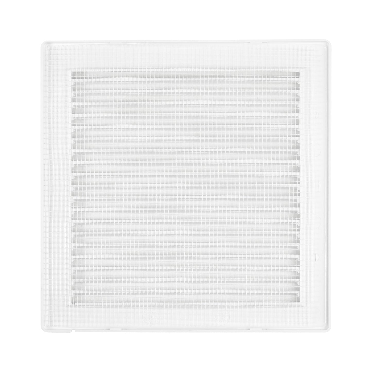Louvre Vent White DL/100 RW LUX With Fly Mesh for Home and Garden Use