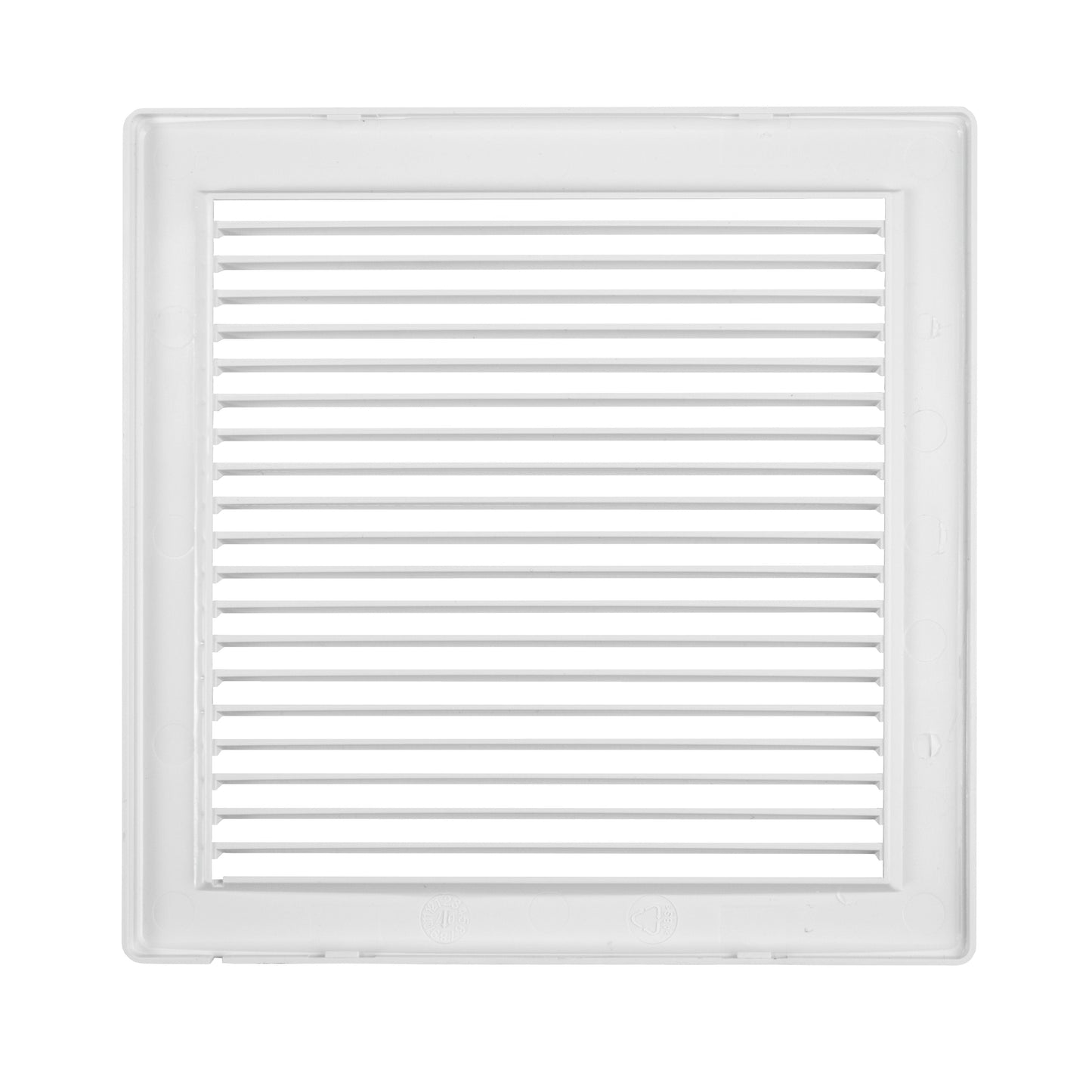 Louvre Vent White DL/135 RW LUX With Fly Mesh for Home and Garden Use