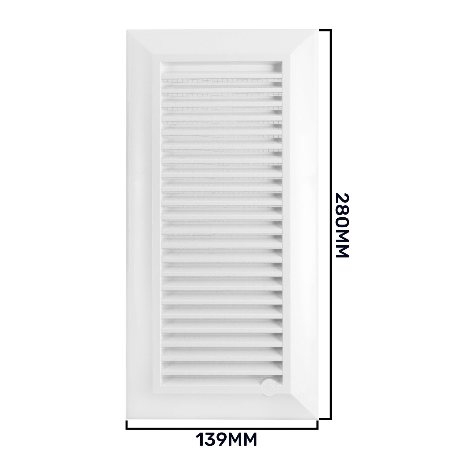 Louvre Vent Duo Smart 90/240 90mm X 240mm With Fly Mesh for Home and Garden Use