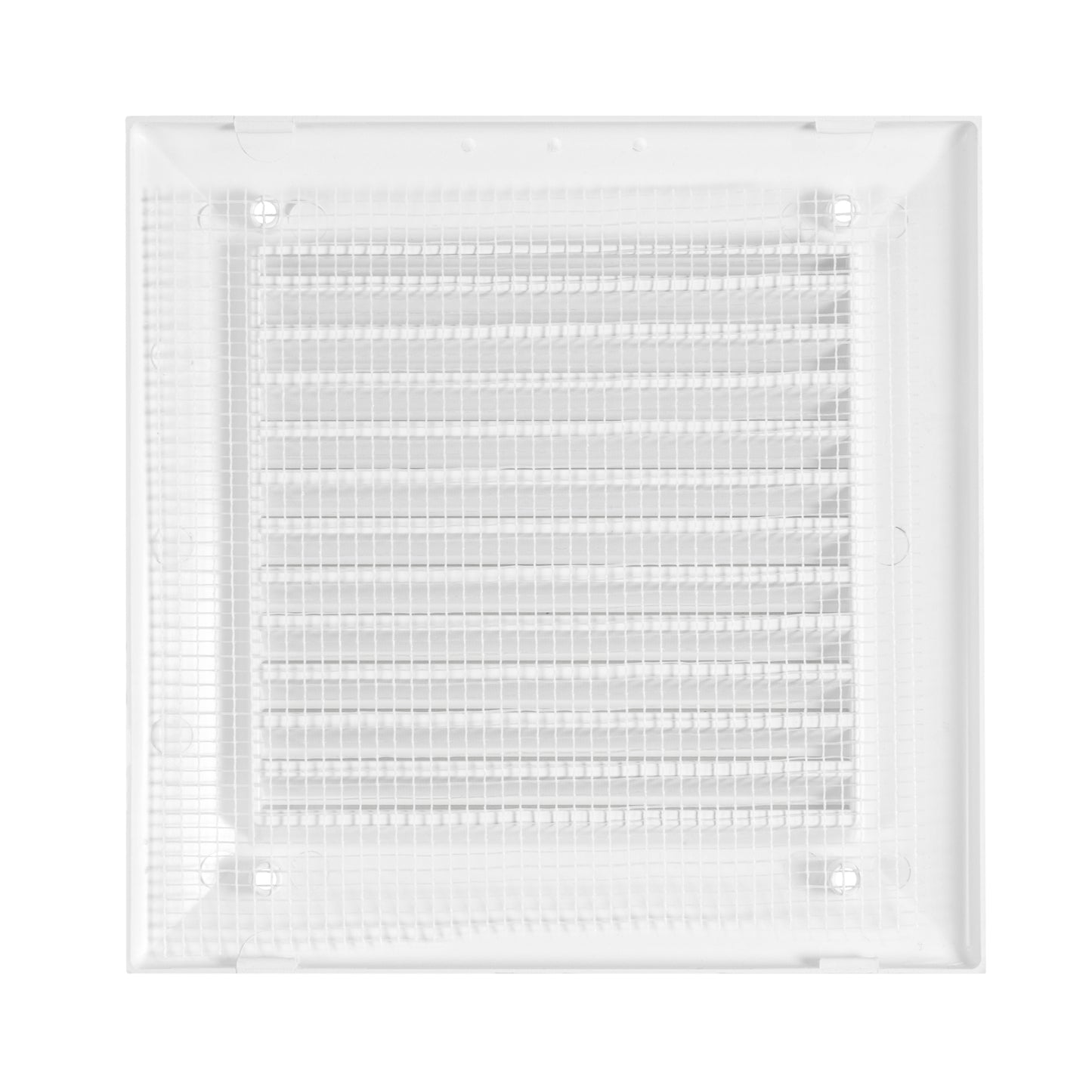 Louvre Vent White Duo Smart 135 fi 125mm With Fly Mesh for Home and Garden Use