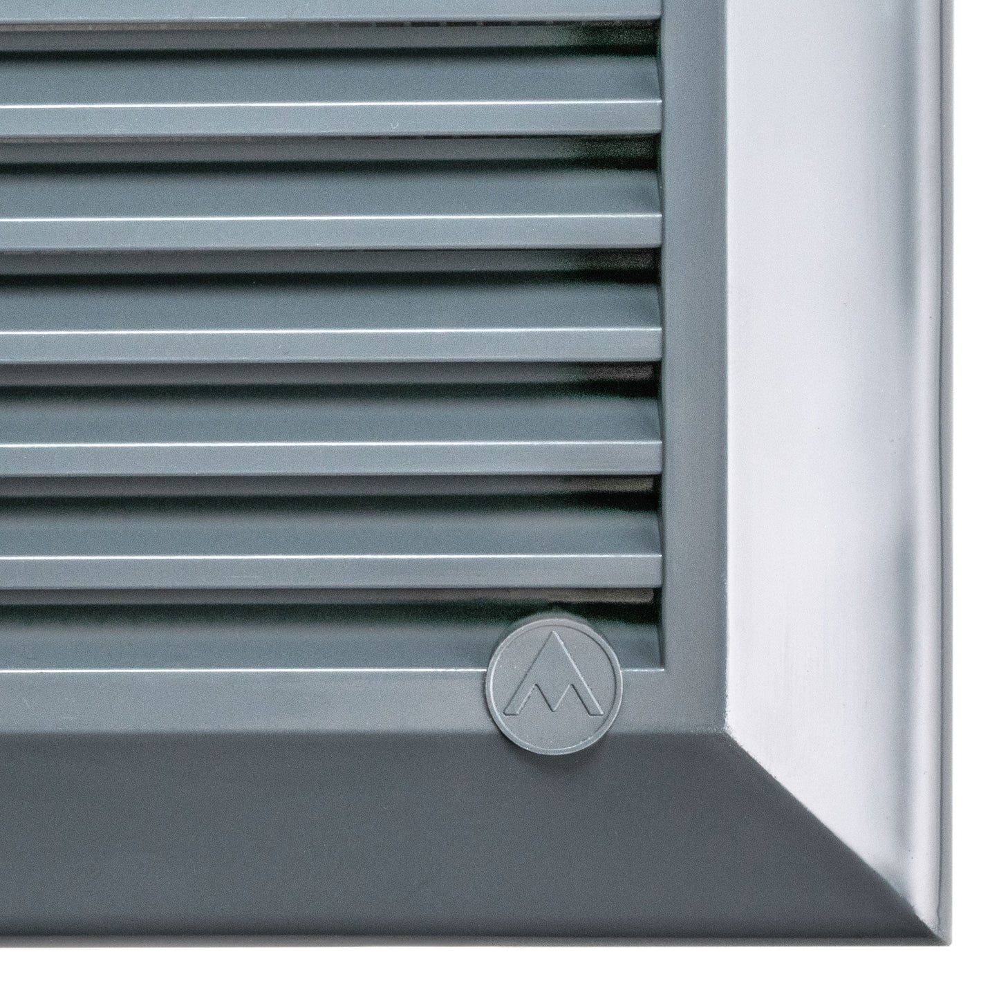 Louvre Vent Graphite Duo Smart 135G 135mm With Fly Mesh for Home and Garden Use