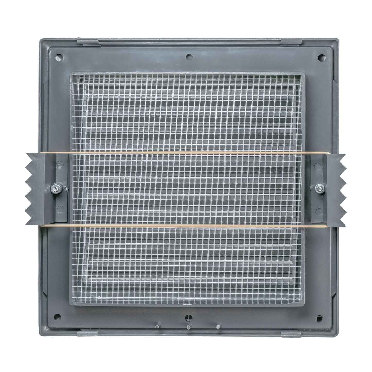 Louvre Vent Graphite Duo Smart 135G 135mm With Fly Mesh for Home and Garden Use