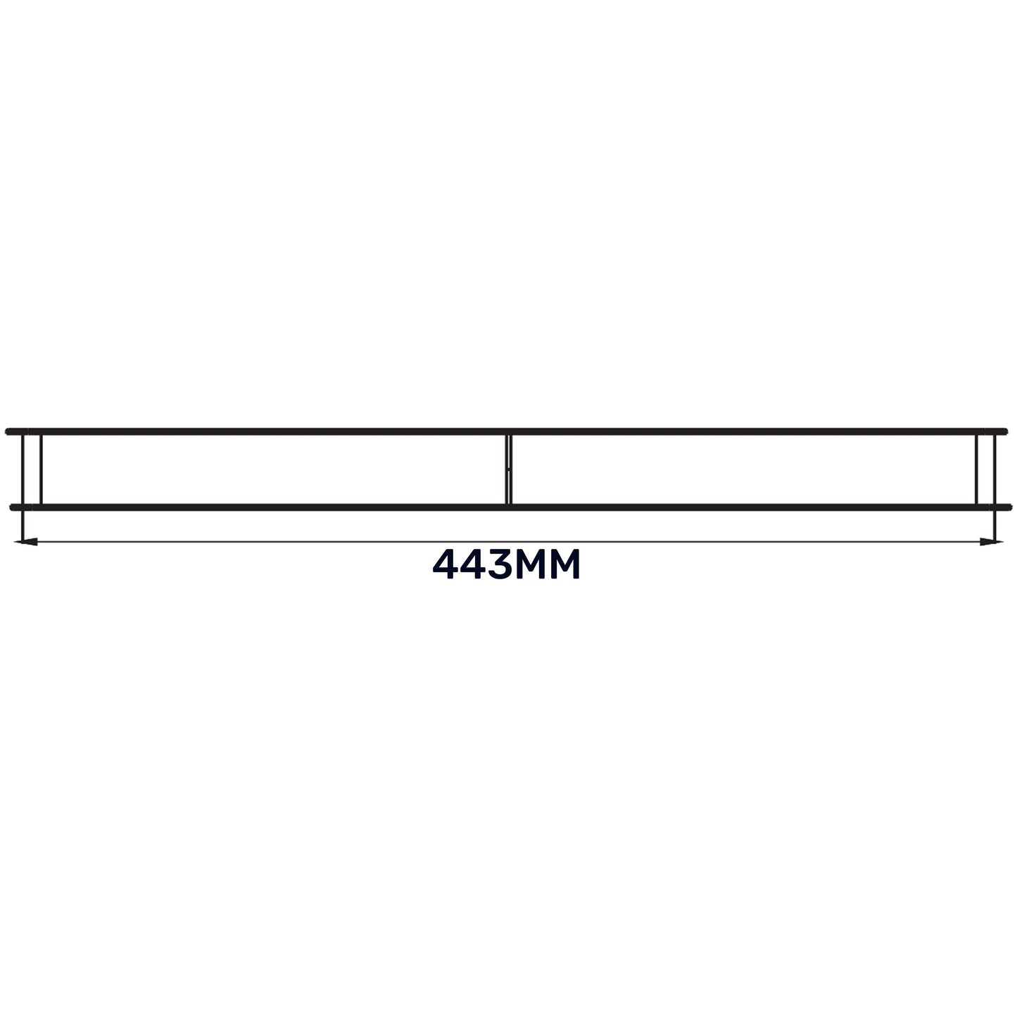 Door Louvre Vent KD 90mm-445mm DIY Tool Accessory Home and Garden Use