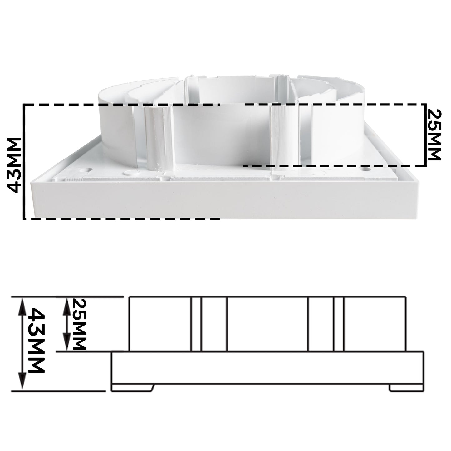 Louvre Vent KR100/125
