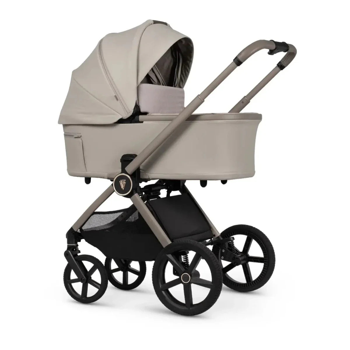 Venicci Upline 3 3-in-1 12 piece Comfort Bundle - Beige/Pebble