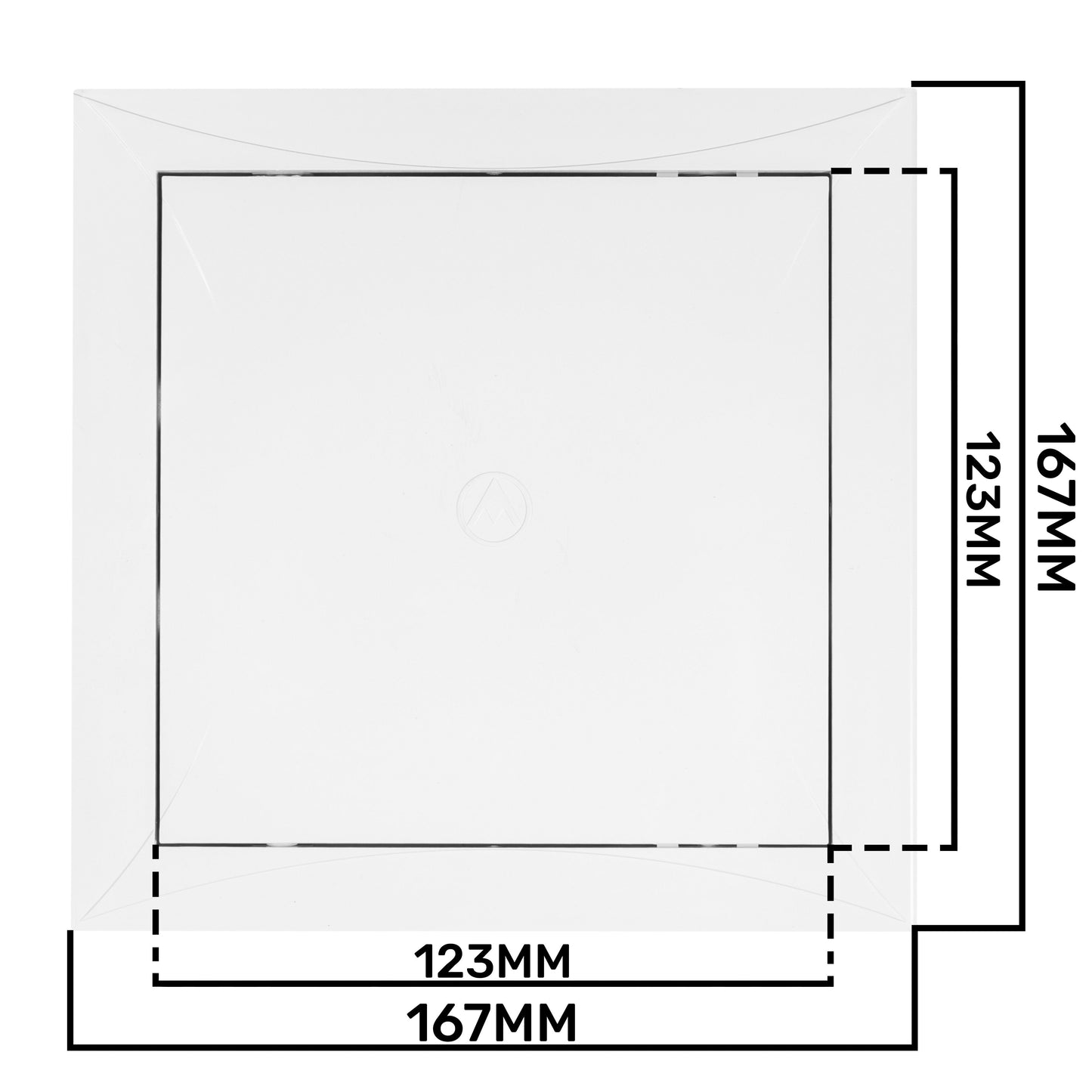 Access Panel Door PP, White 150mm x 150mm
