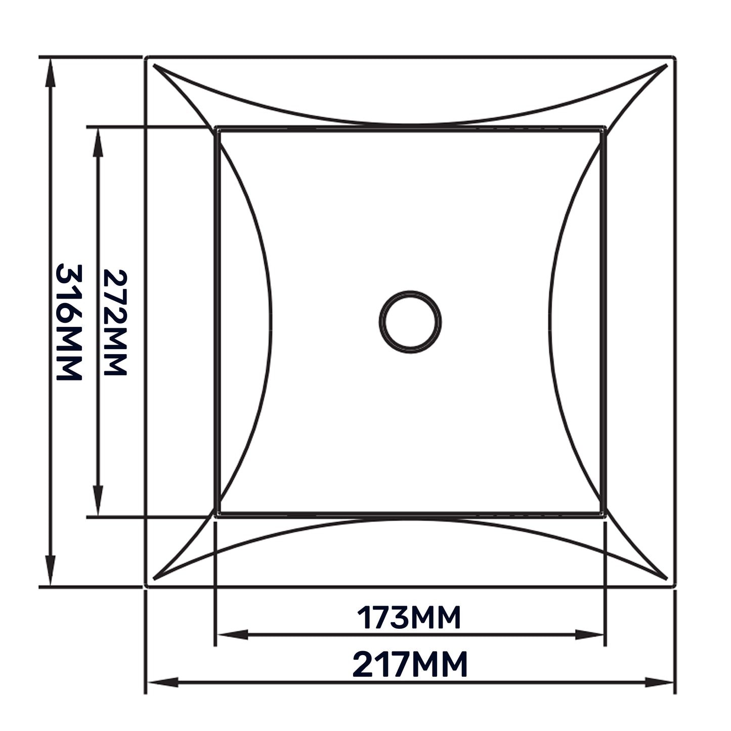 Access Panel Door PP, White 200mm x 300mm