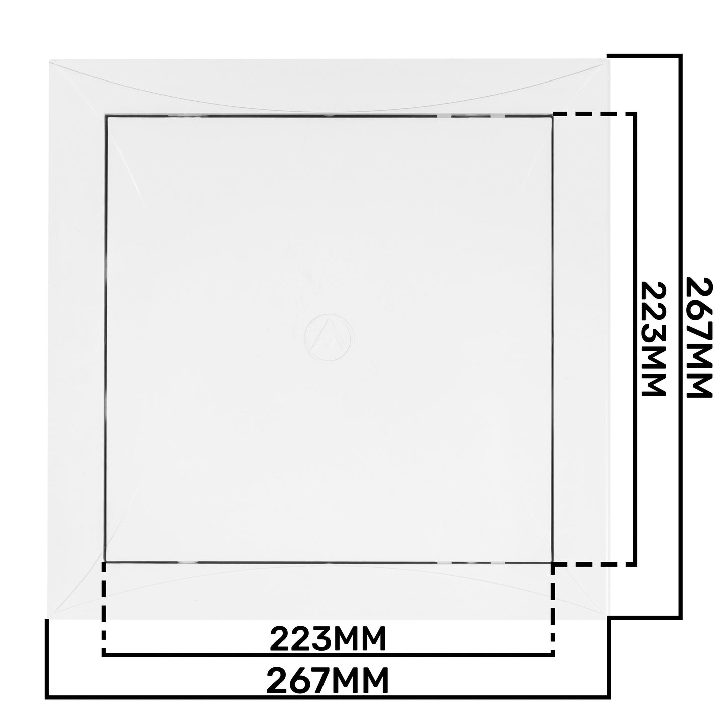 Access Panel Door PP, White 250mm x 250mm DIY Tool Accessory Home and Garden Use