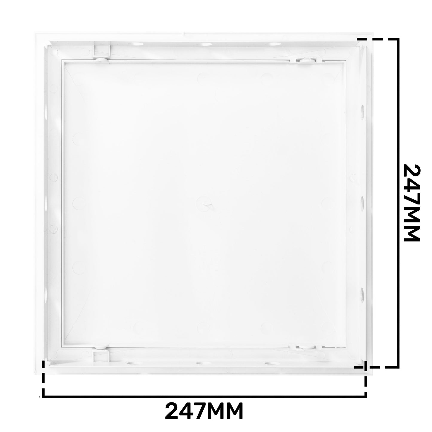 Access Panel Door PP, White 250mm x 250mm DIY Tool Accessory Home and Garden Use