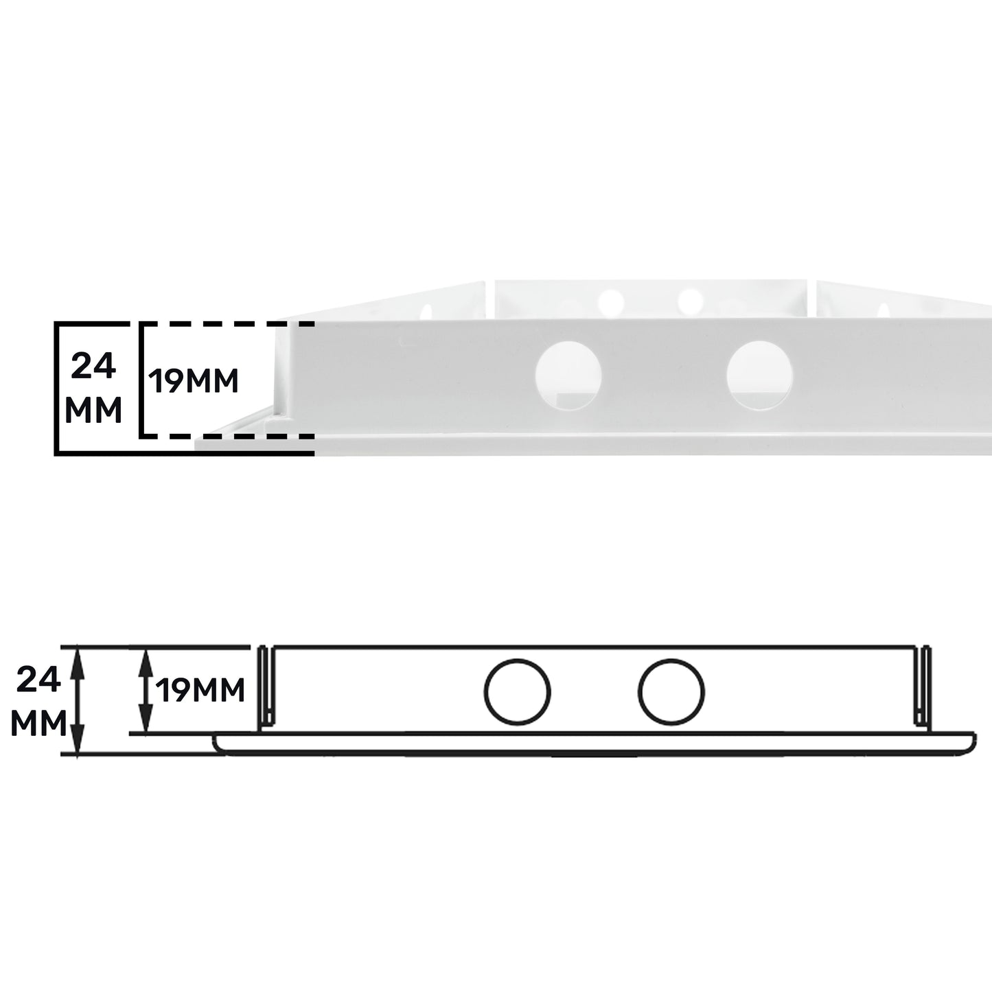 Access Panel Door PP, White 150mm x 300mm DIY Tool Accessory Home and Garden Use