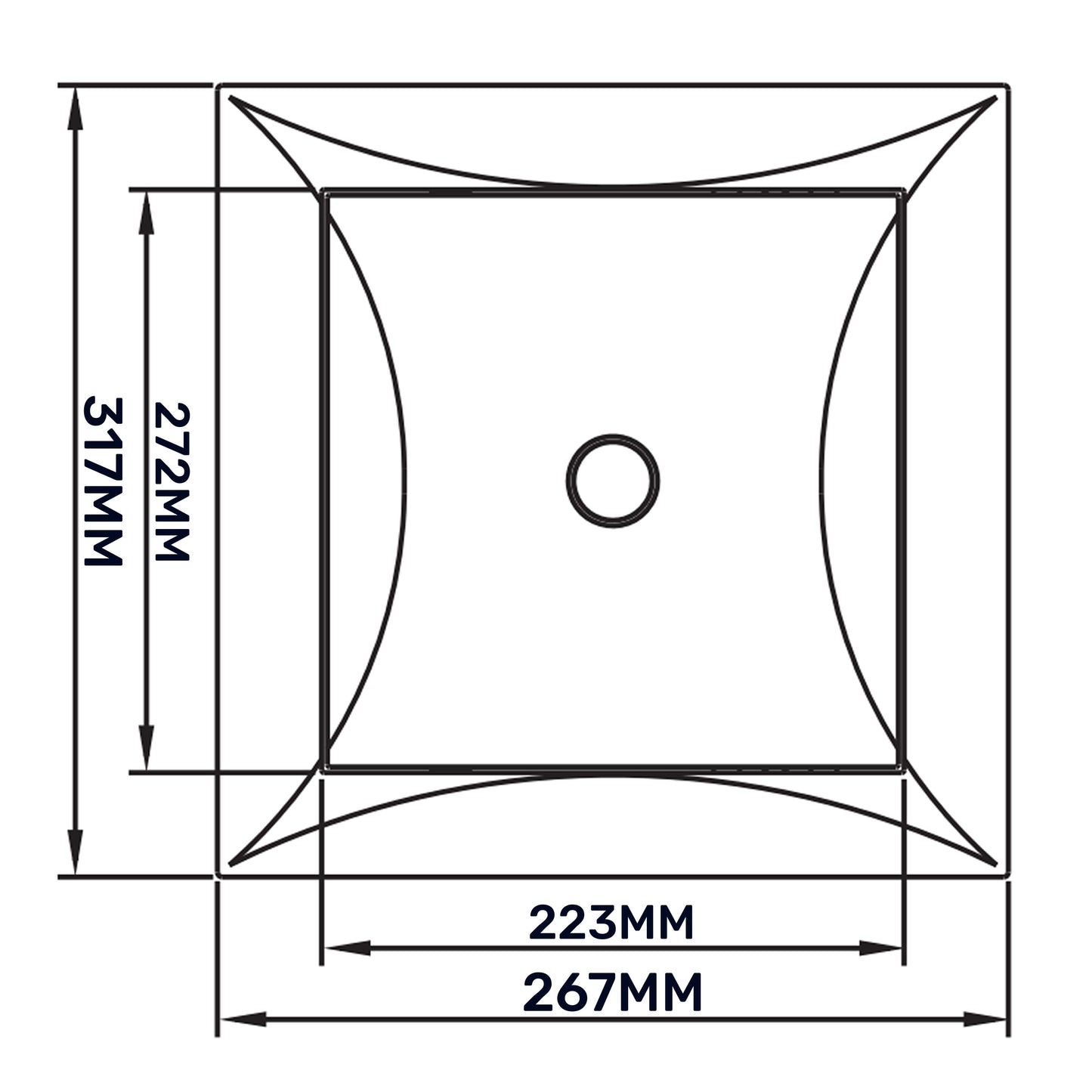 Access Panel Door PP, White 250mm x 300mm DIY Tool Accessory Home and Garden Use