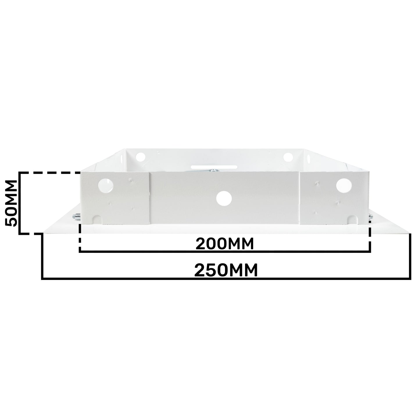 Access Panel Door Metal With Lock, White 150mm x 200mm for Home and Garden Use