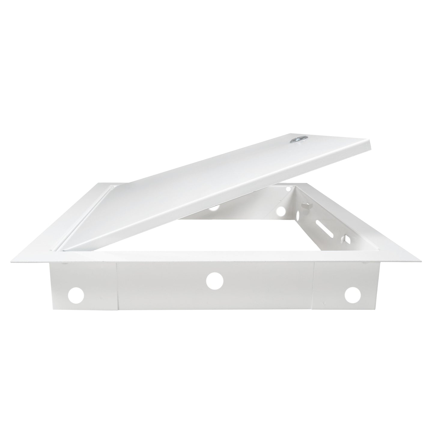 Access Panel Door Metal With Lock, White 250mm x 300mm for Home and Garden Use