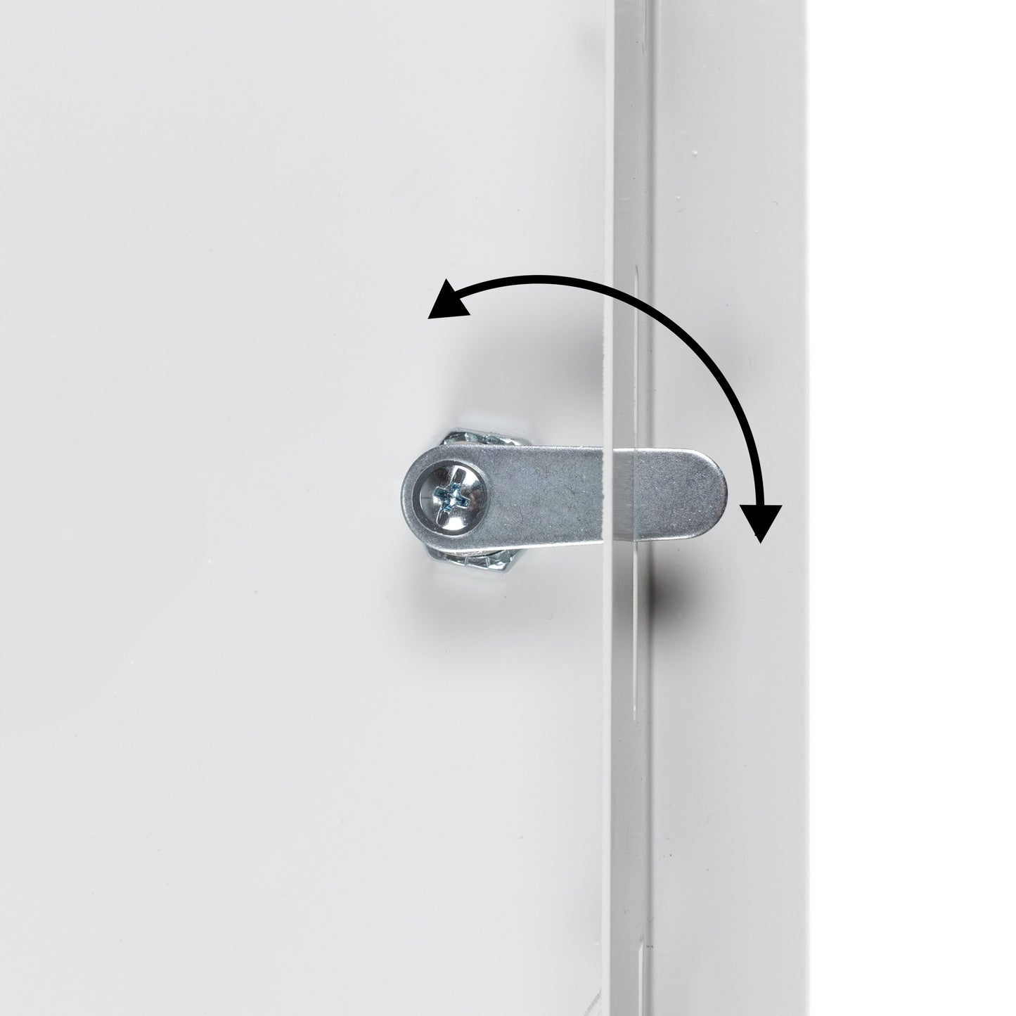 Access Panel Door Metal With Lock, White 200mm x 200mm