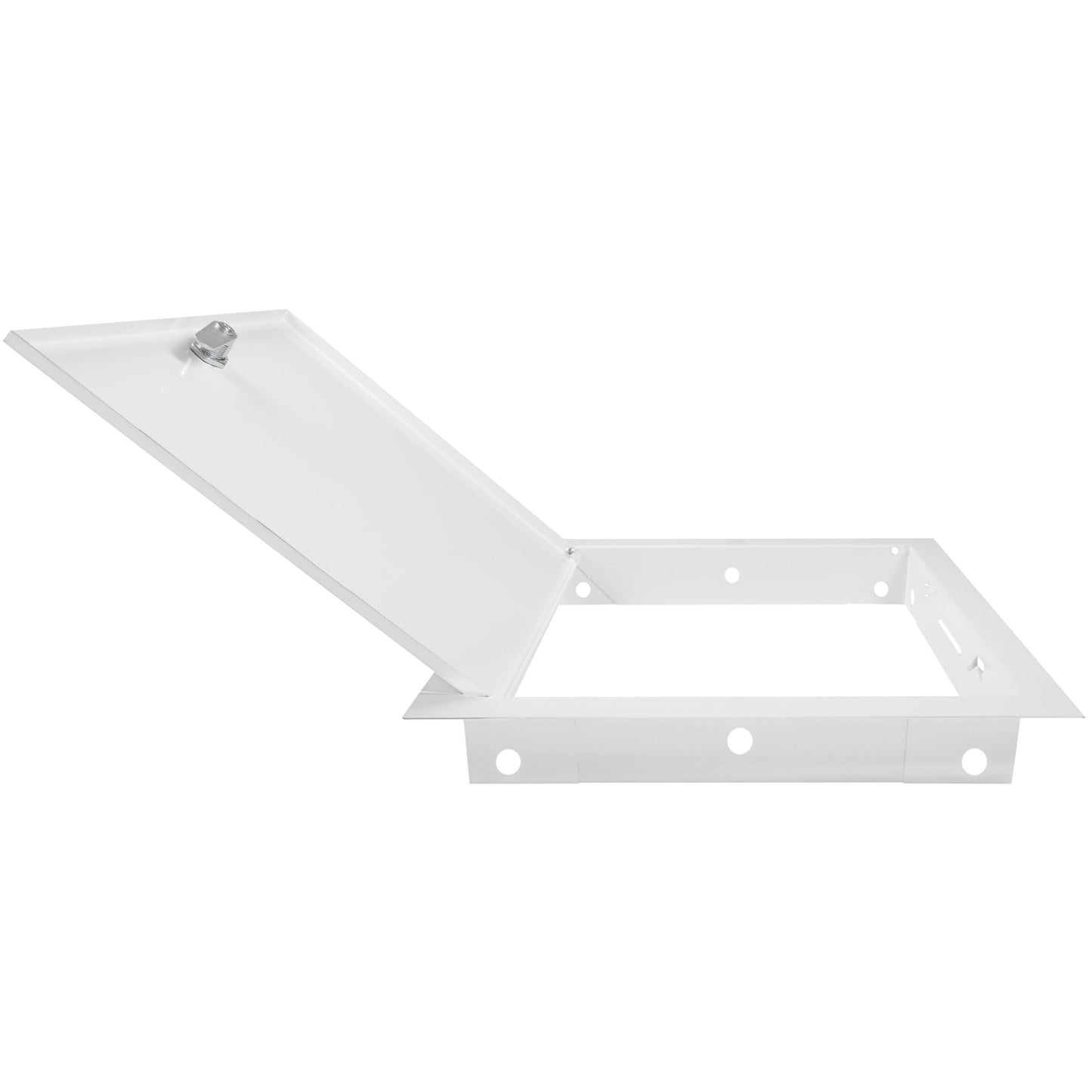 Access Panel Door Metal With Lock, White 200mm x 200mm for Home and Garden Use