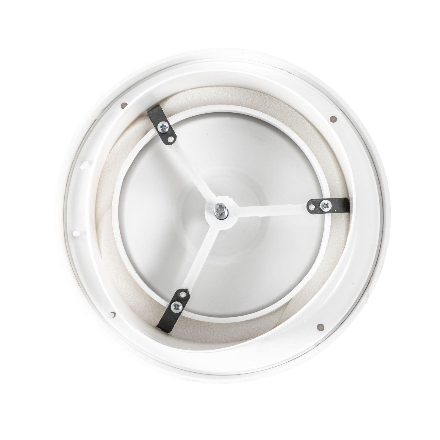 White ABS Extract Ceiling Valve 125mm Water Flow Control Home and Garden Use