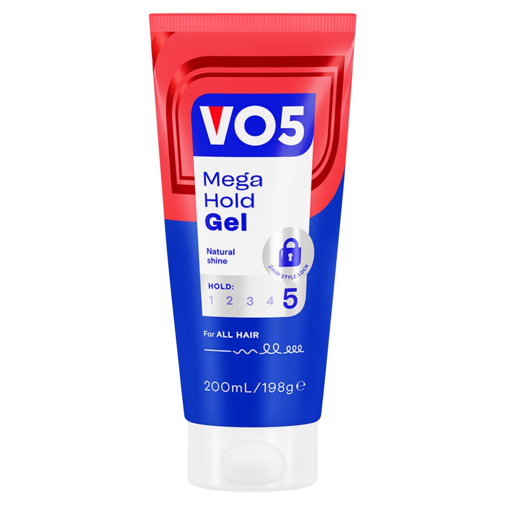 VO5 Mega Hold Styling Gel 200ml