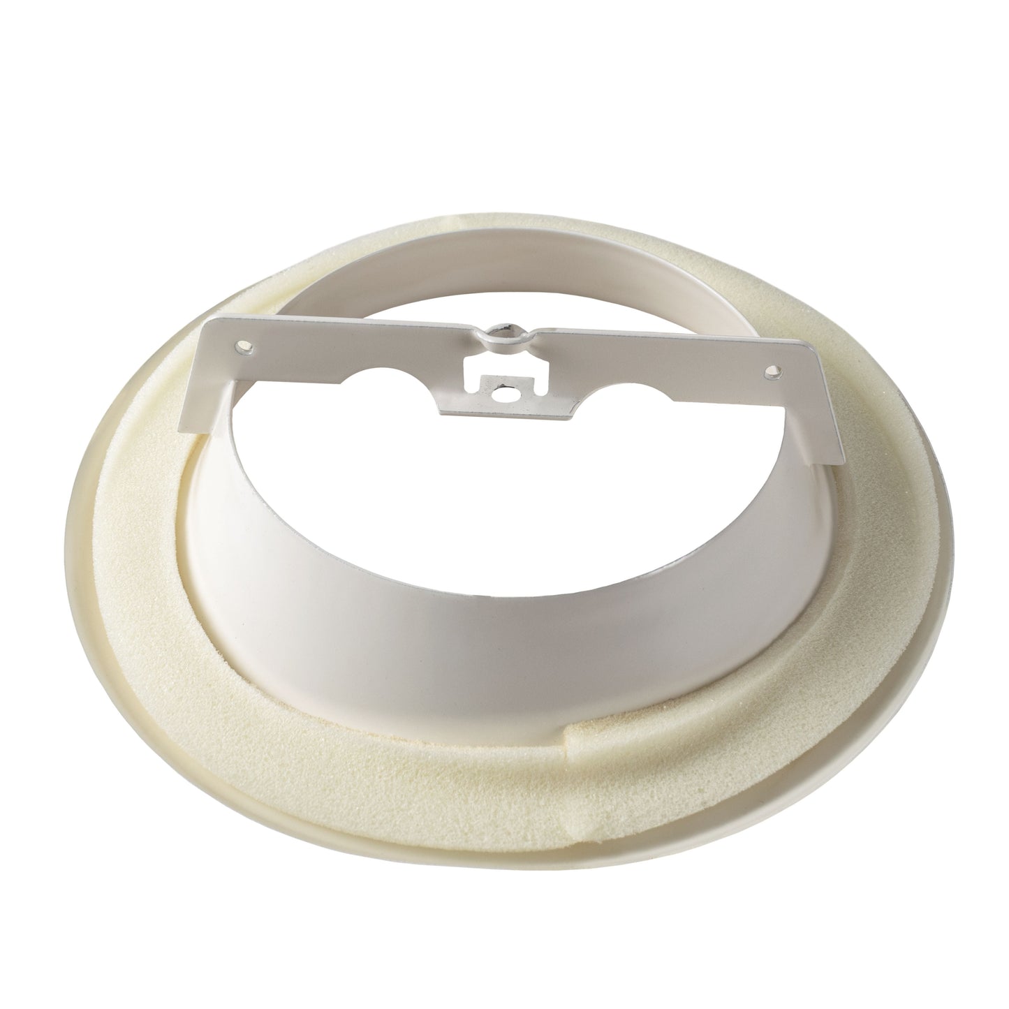 White Metal Extract Ceiling Valve 125mm - Anemostat EV for Home and Garden Use