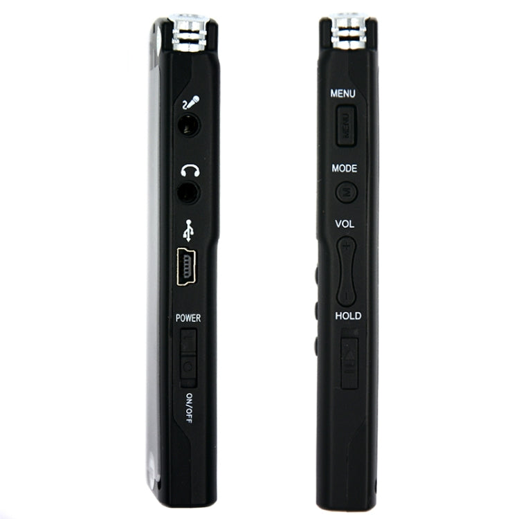T60 Monochrome Screen HD Noise Reduction Digital Voice Recorder, 32G, Support MP3 / WAV Format, 32G