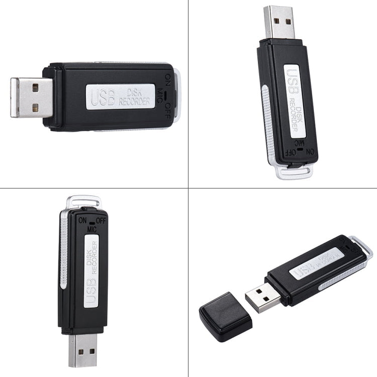 SK868 16GB Rechargeable Portable U-Disk Voice Recorder, 16GB