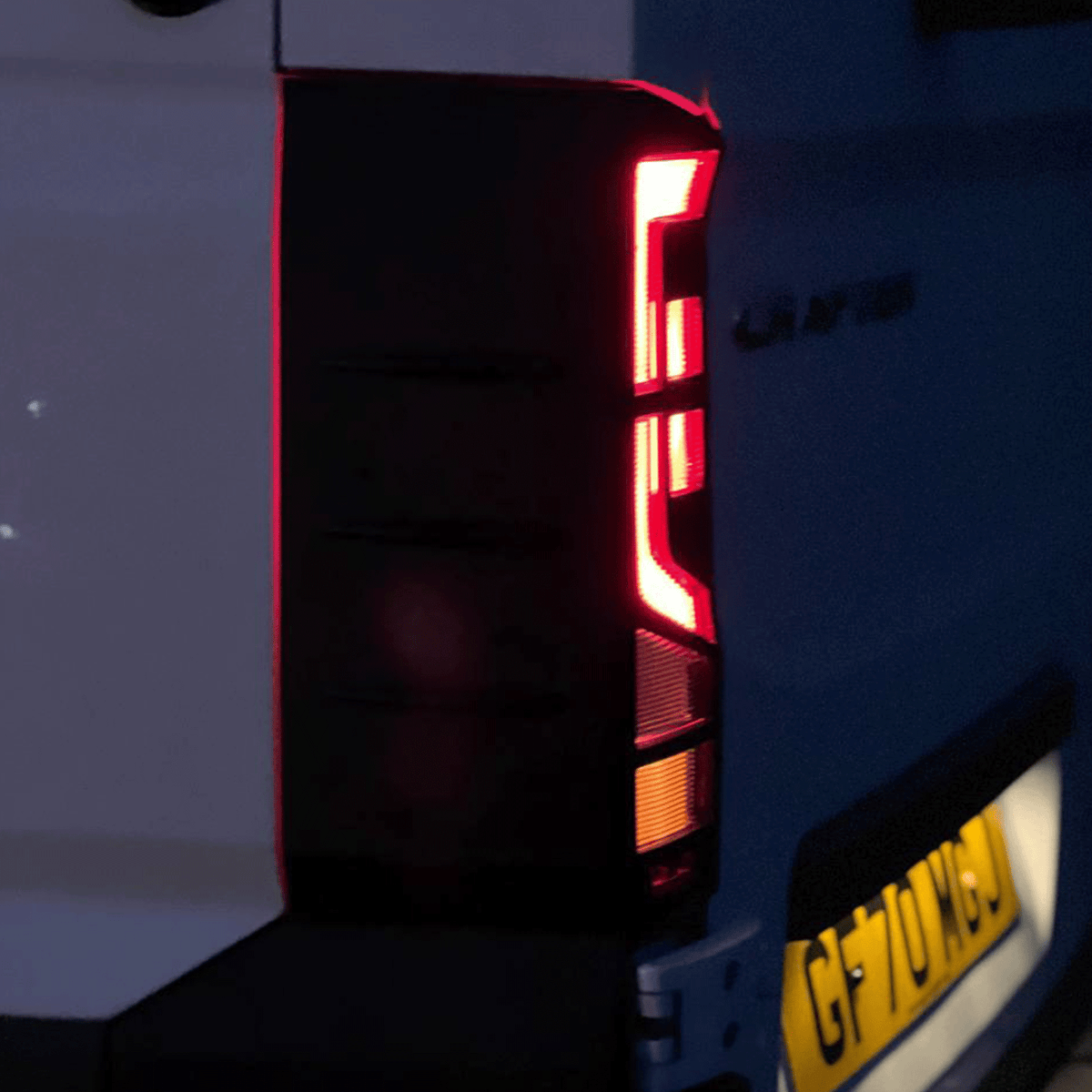 For MAN TGE Rear Light Guards Matte Black (2018-2025) | Tail Light Protectors | Van-X