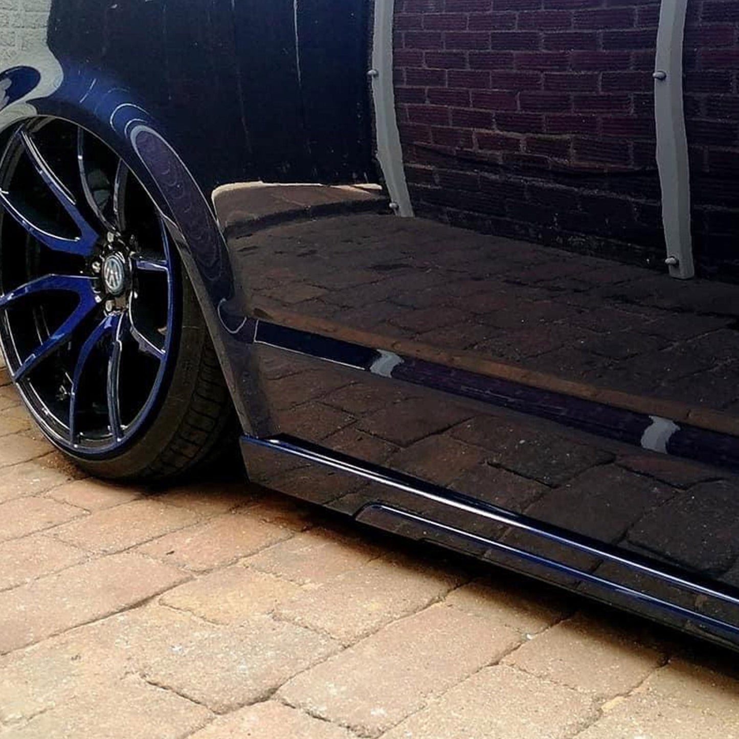 For VW T6 Transporter LWB Side Skirts Candy White Plastic Painted and Ready to Fit