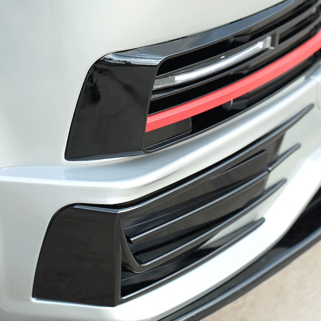 For VW T5.1 Transporter Front Sportline Spoiler + Splitter T5-X Styling (B-Grade) Painted and ready to fit in 3 colour options