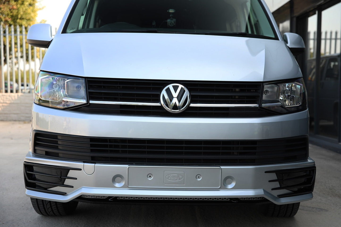 For VW T5.1 Transporter Front Sportline Spoiler & Splitter – T5-X Styling, Painted & Ready to Fit | Van-X
