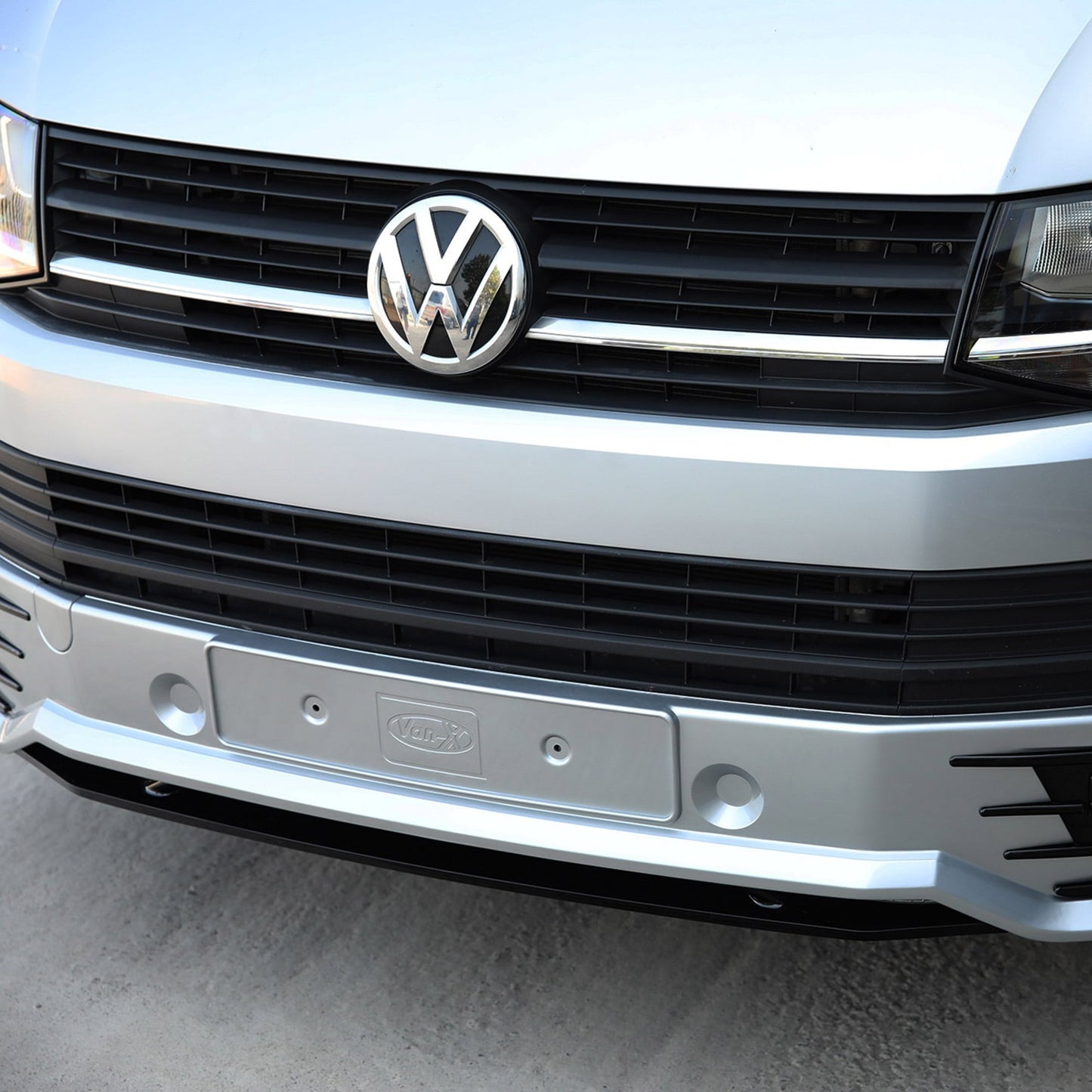 For VW T5.1 Transporter Front Sportline Spoiler & Splitter – T5-X Styling, Painted & Ready to Fit | Van-X