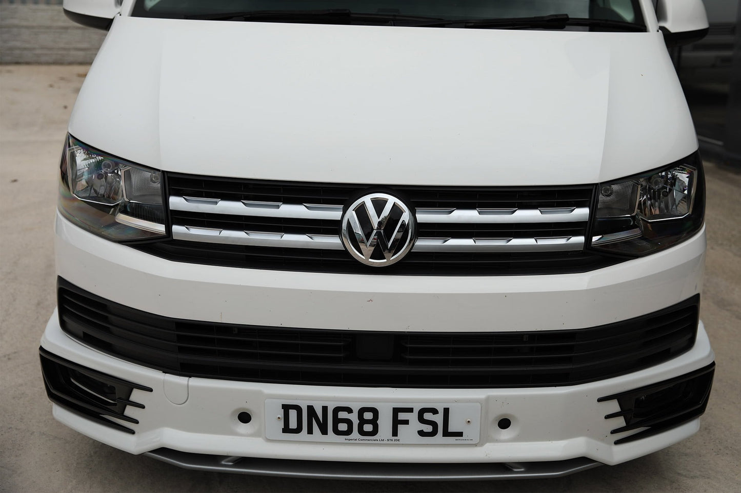 For VW T6 Transporter R-Line Front Grille Trim Kit | Matte Chrome | Van-X