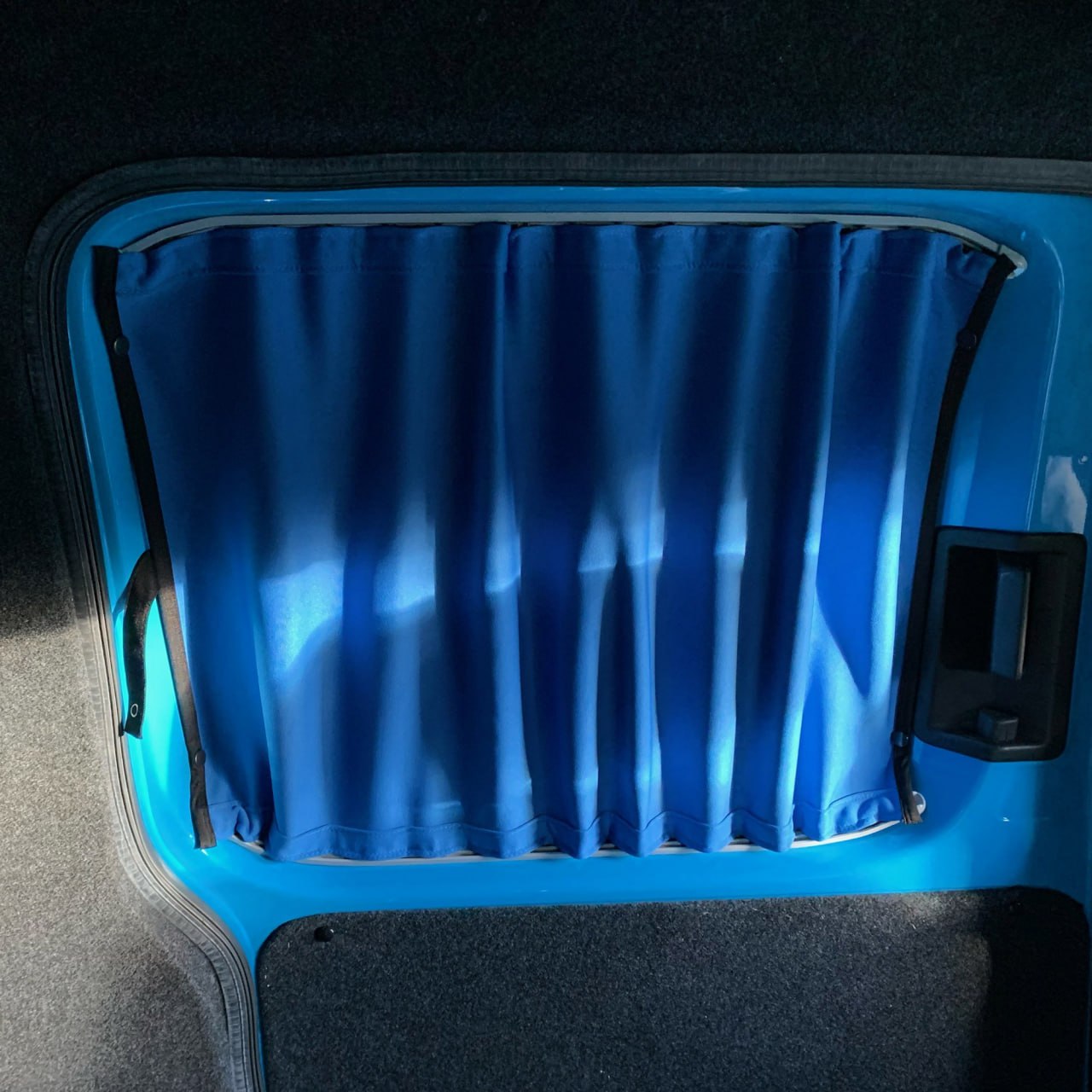 For Peugeot Expert Premium Window Curtains - Black/Blue - CREATE YOUR OWN BUNDLE! | Van-X