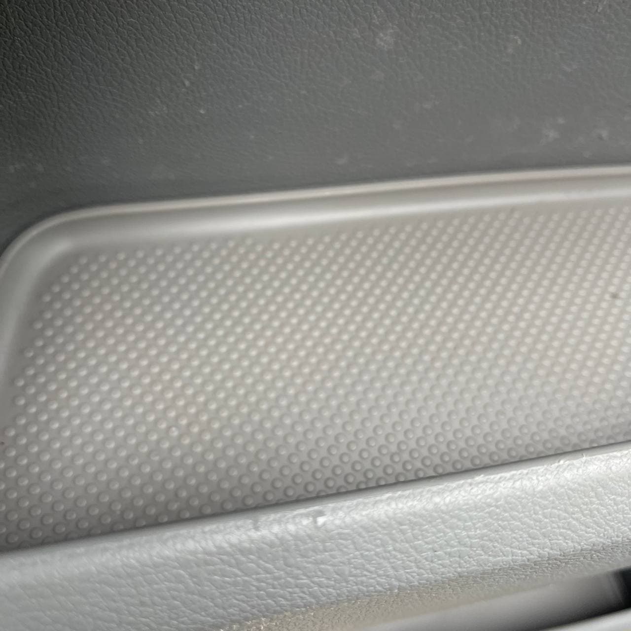 For VW T5, T5.1 Door Pocket Inserts, Rubber, Door Liner (Light Grey) Double Passenger + Driver Interior Styling
