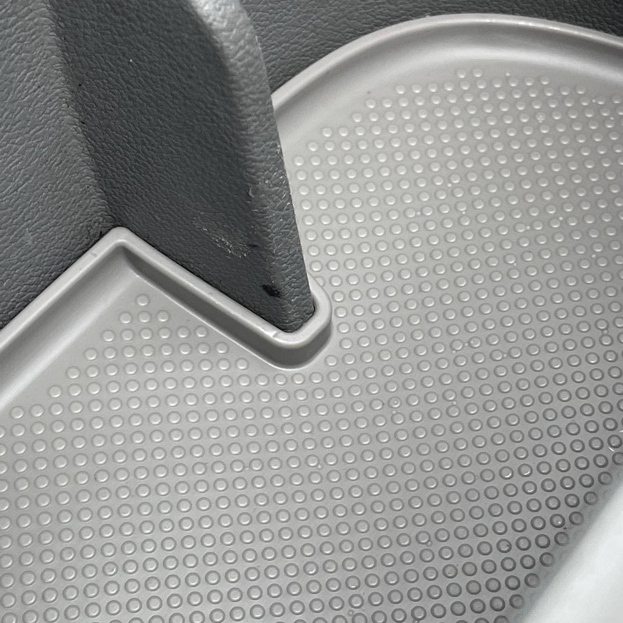 For VW T5, T5.1 Door Pocket Inserts, Rubber, Door Liner (Light Grey) Double Passenger + Driver Interior Styling