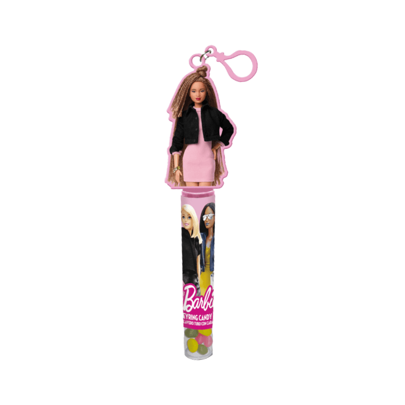Barbie Key Ring Candy Tube