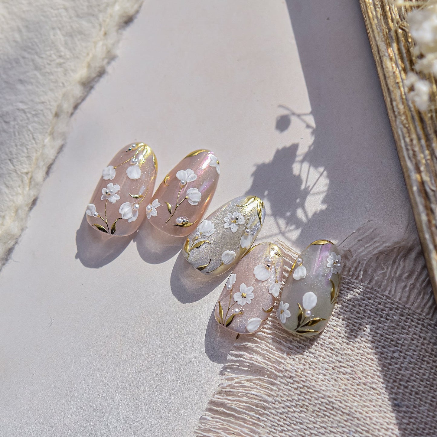Hello Claws | White Blossom Nail Deco Sticker