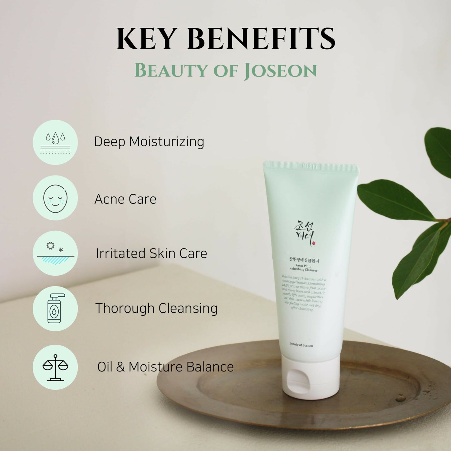 Beauty of Joseon Green Plum Refreshing Cleanser - Korean Skincare