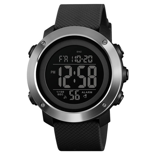 SKMEI 1416 Multifunctional Outdoor Fashion Noctilucent Waterproof Steel Ring Digital Watch, Steel Ring, 1416 Steel Ring